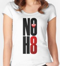 NOH8! Women's Fitted Scoop T-Shirt