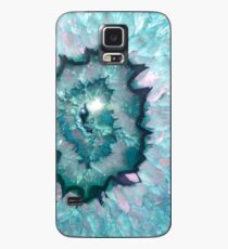 Teal Achat Hülle & Klebefolie für Samsung Galaxy