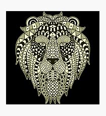 Ethnic Lion Photographic Print