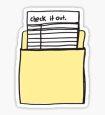 Check it Out Sticker