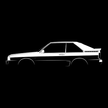 Silhouette 'Audi Sport Quattro' · Tasse Noire