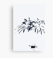 Fireworks Sumi-e Canvas Print