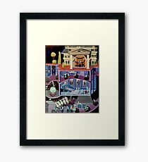 Haunted mansion inspired Framed Print