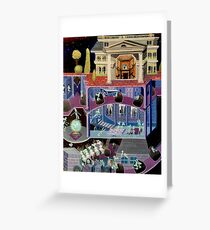Haunted mansion inspired Greeting Card