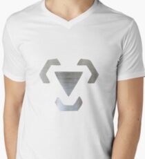 Steel Men's V-Neck T-Shirt