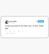 oscar wilde Sticker