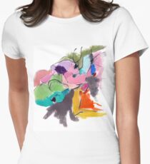 Abstract Figure Women's Fitted T-Shirt