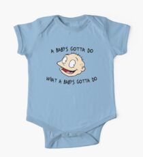 A Baby's Gotta Do What A Baby's Gotta Do - Rugrats One Piece - Short Sleeve