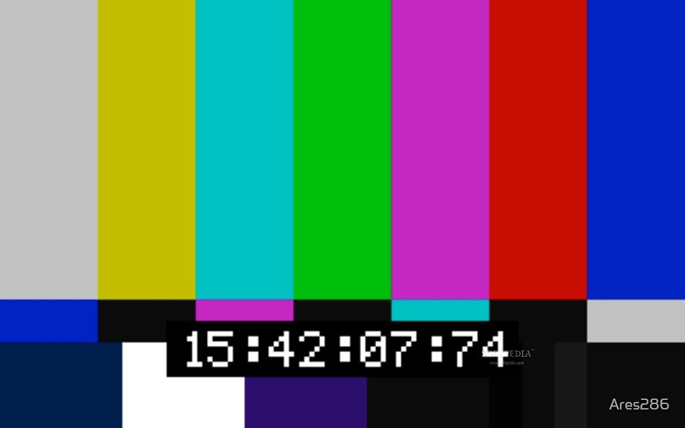 "SMPTE color bars" by Ares286 | Redbubble