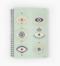 Evil Eye Collection Spiral Notebook