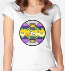 Front and back trip Women's Fitted Scoop T-Shirt