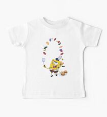 Spongebob and Krabby Patties Baby Tee