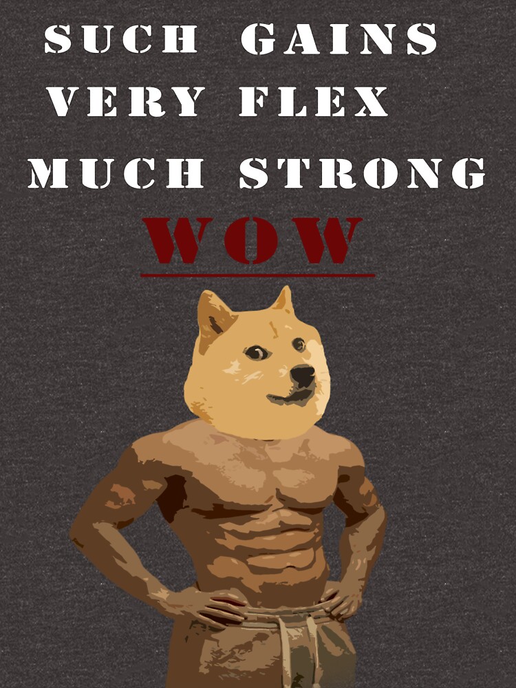 Doge Gym Motivation T Shirt By Pitypete Redbubble