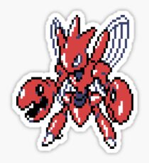 Scizor Retro Sticker
