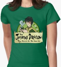 The Jasmine Dragon Tea House - With Prince Zuko Women's Fitted T-Shirt