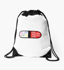 Bike Pill Drawstring Bag