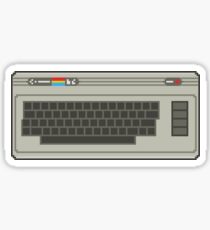 Commodore 64 Pixel Art Sticker