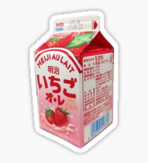 Real Food: Strawberry Milk Sticker
