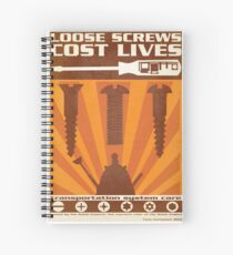 Time War Propaganda II Spiral Notebook