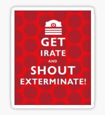 GET IRATE Sticker