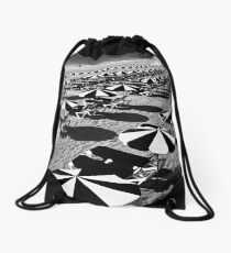 Spanish Umbrellas Drawstring Bag