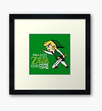Call Me Zelda One More Time Framed Print
