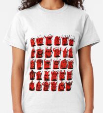 Wee Helmeted Red Folk Classic T-Shirt