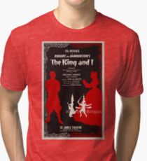 Reproduction Broadway musical poster The King and I Tri-blend T-Shirt