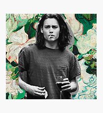 Young Johnny Depp Art Photographic Print