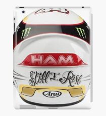 lewis Hamilton helmet rear iPad Case/Skin