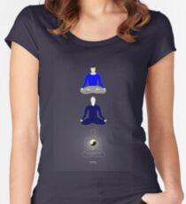 Taoist meditation Women's Fitted Scoop T-Shirt