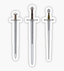 Three Medieval Swords 2016 Sticker
