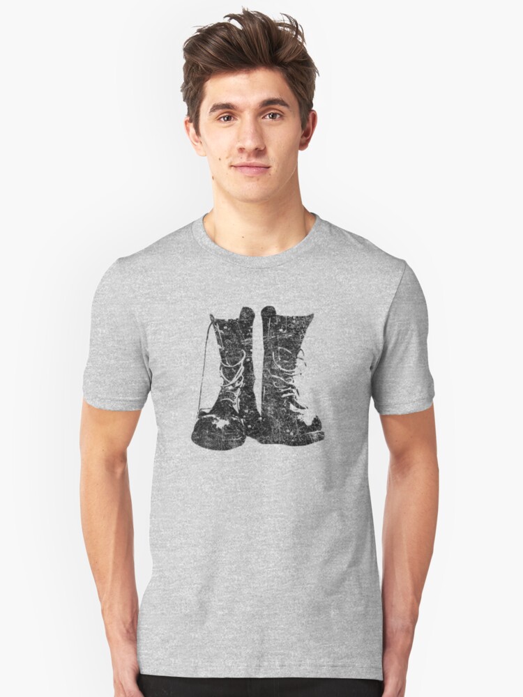 Alternative Ansicht von Lederstiefel T-Shirt Slim Fit T-Shirt