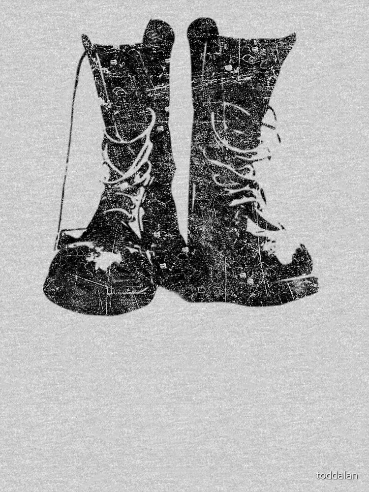 Lederstiefel T-Shirt von toddalan