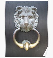 LION KNOCKER Poster