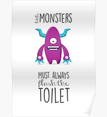 Funny Bathroom Rules Printable Art