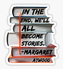Margaret Atwood and Books Sticker