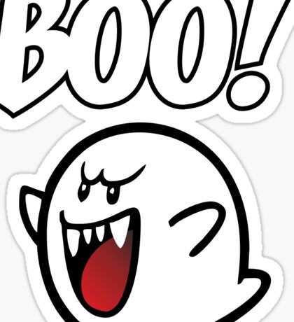 Boo Mario: Stickers | Redbubble