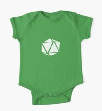 d20 (white) One Piece - Short Sleeve