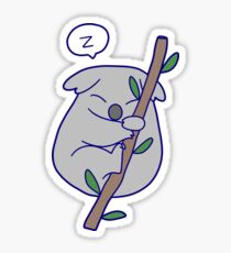 Kawaii Sleeping Koala Sticker