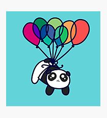 Kawaii Balloon Panda Photographic Print