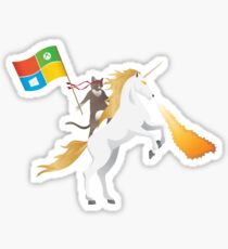 Ninja Cat Unicorn Sticker