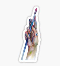 Painter's Hand Sticker
