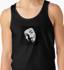 V for vendetta mask Tank Top