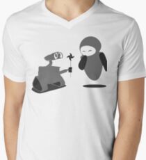 Camiseta de cuello en V Wall-E ... ¿Proponiendo?