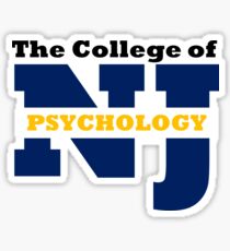 TCNJ Psychology Sticker