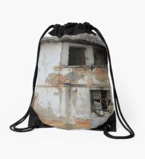 Ruined Building Drawstring Bag