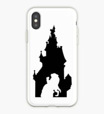 Beauty and The Beast (Black) iPhone Case