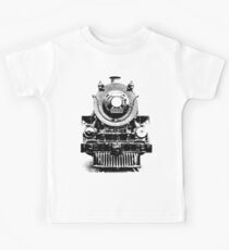 Vintage steam train illustration Kids Tee