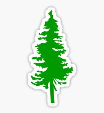 Plain Green Tree | Doug Fir/Pine/Evergreen Sticker